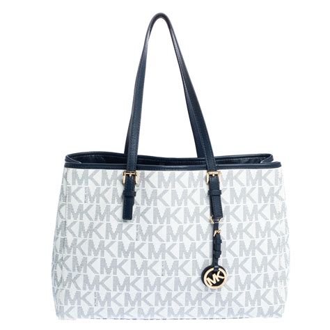 michael kors coated canvas tote|michael kors signature canvas tote.